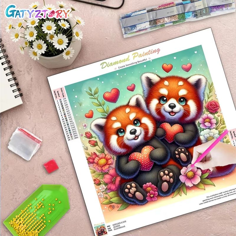 Resin Art Ideas With Pictures - GATYZTORY Cartoon 5D Diamantmalerei-Sets für Erwachsene,