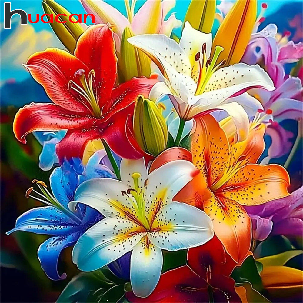 Resin Art Wallpaper - Huacan 2025, neue Kollektion, Diamant-Gemälde, Delphin,