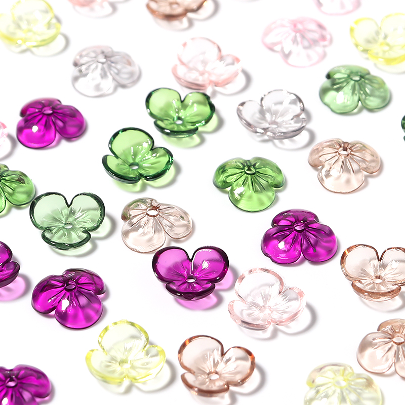 Resin Art Gift Ideas - 20 teile/los Transparent Harz Blütenblatt Perlen