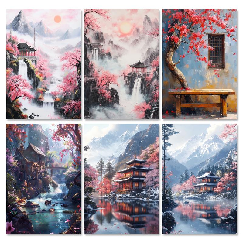 Resin Art On Canvas - RUOPOTY Rahmen-Set zum Selbermalen nach Zahlen