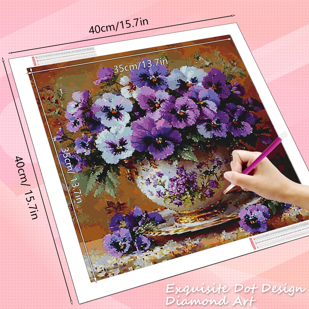 HUACAN 5D Diamant Mosaik Rose  – Resin Art Wallpaper Bewertung und Preis