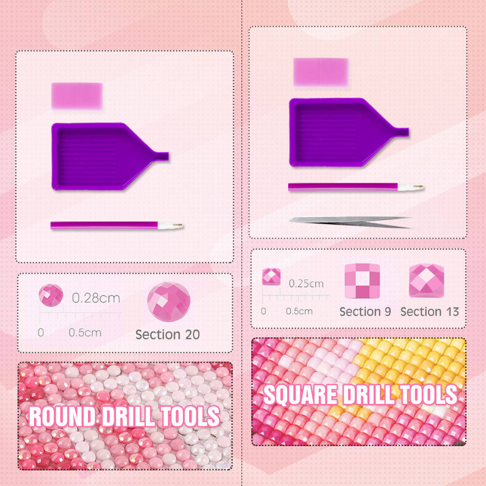HUACAN 5D Diamant Mosaik Rose  – Resin Art Wallpaper Bewertung und Preis