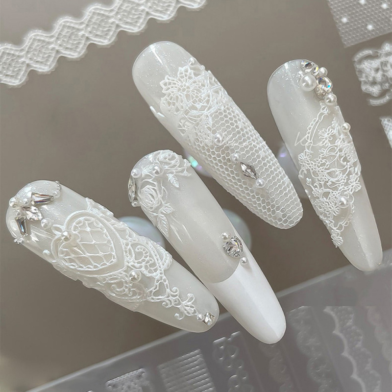 1 Stück Spitzen-3D-Silikon-Nag – Resin Art Template Bewertung und Preis