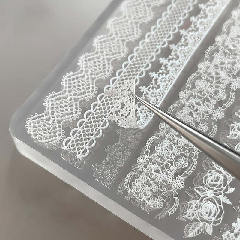 1 Stück Spitzen-3D-Silikon-Nag – Resin Art Template Bewertung und Preis