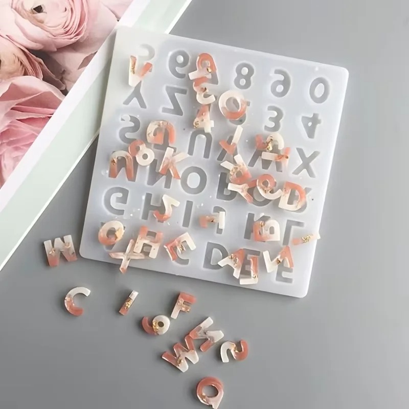 Kleine 26 Großbuchstaben Harz  – Resin Art Alphabet Bewertung und Preis