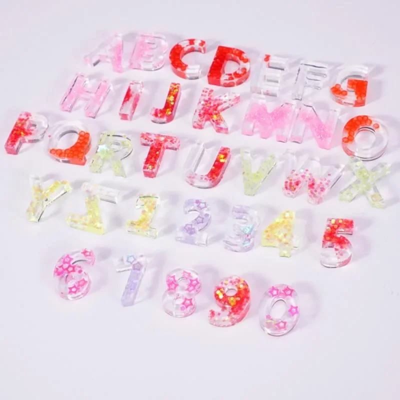 Kleine 26 Großbuchstaben Harz  – Resin Art Alphabet Bewertung und Preis