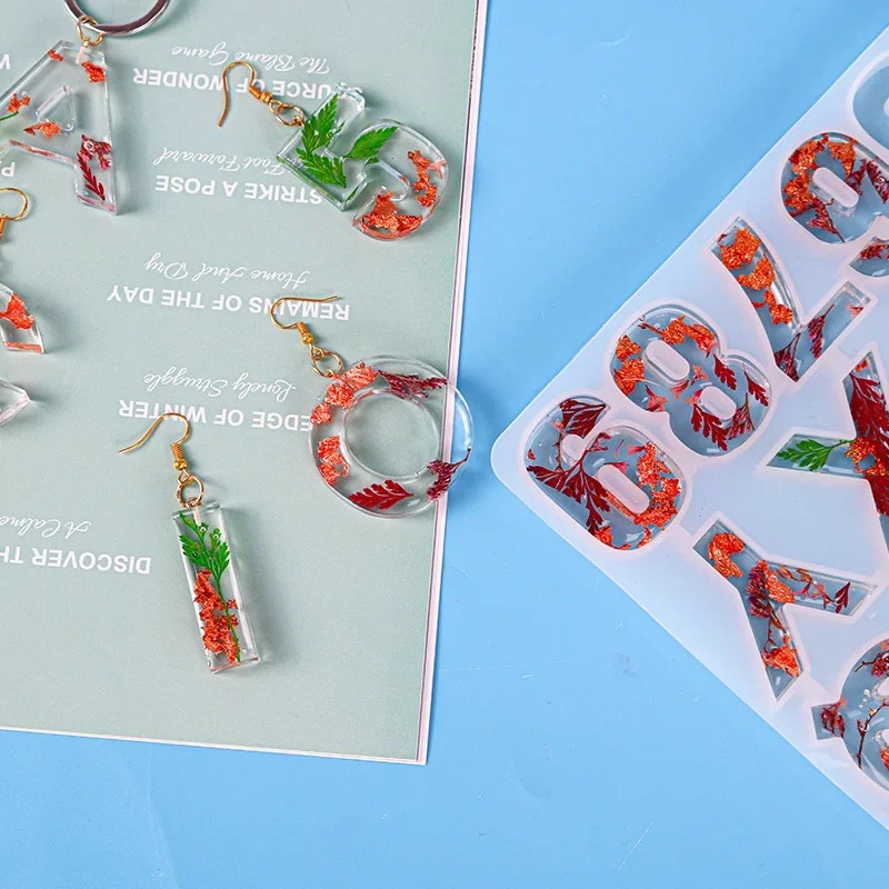 Kleine 26 Großbuchstaben Harz  – Resin Art Alphabet Bewertung und Preis