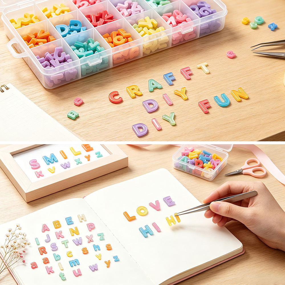 Neue 26 Mini-Alphabet-Silikonf – Resin Art Alphabet Bewertung und Preis