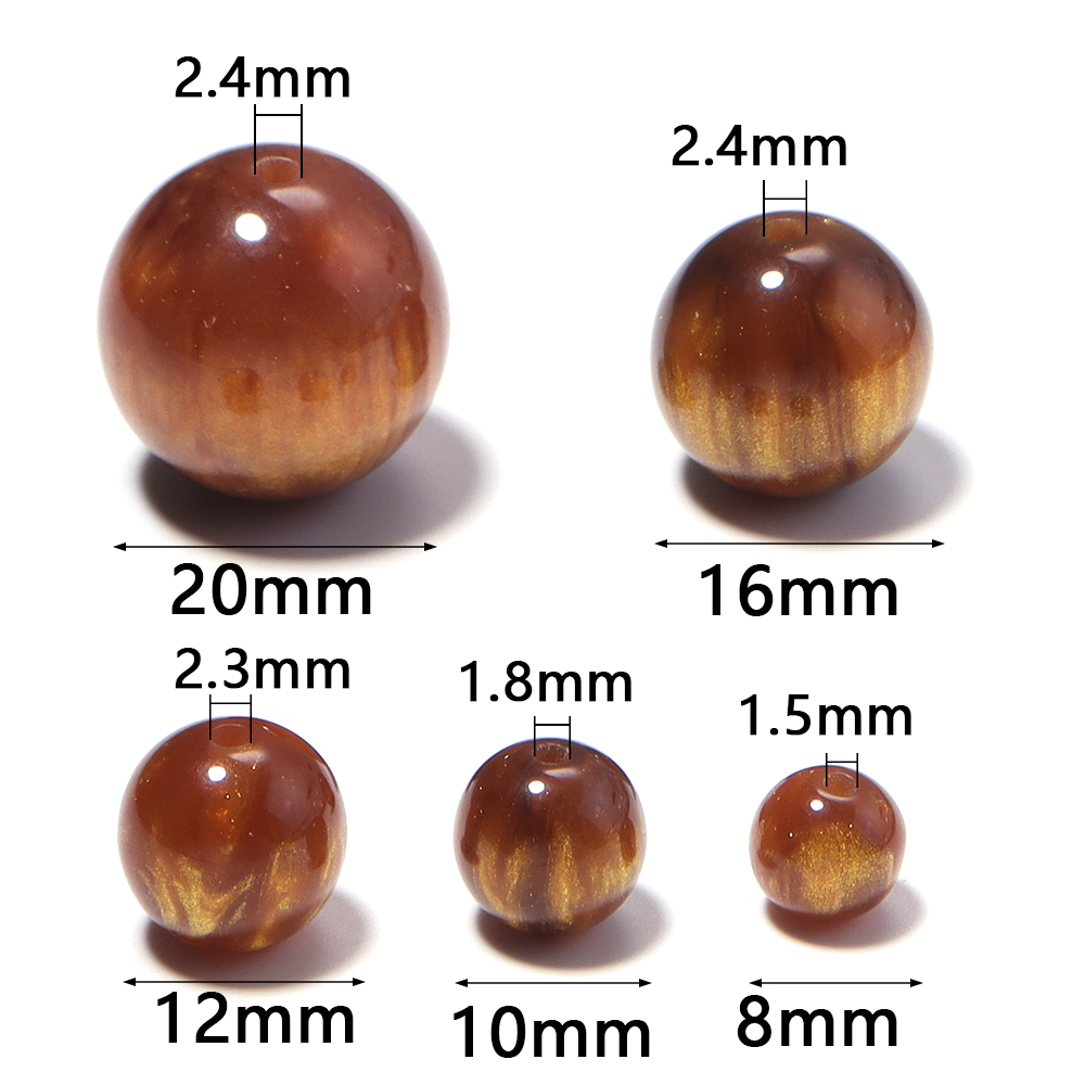 5-30 Stück/Lot 8-20mm vergolde – Resin Art Gift Ideas Bewertung und Preis