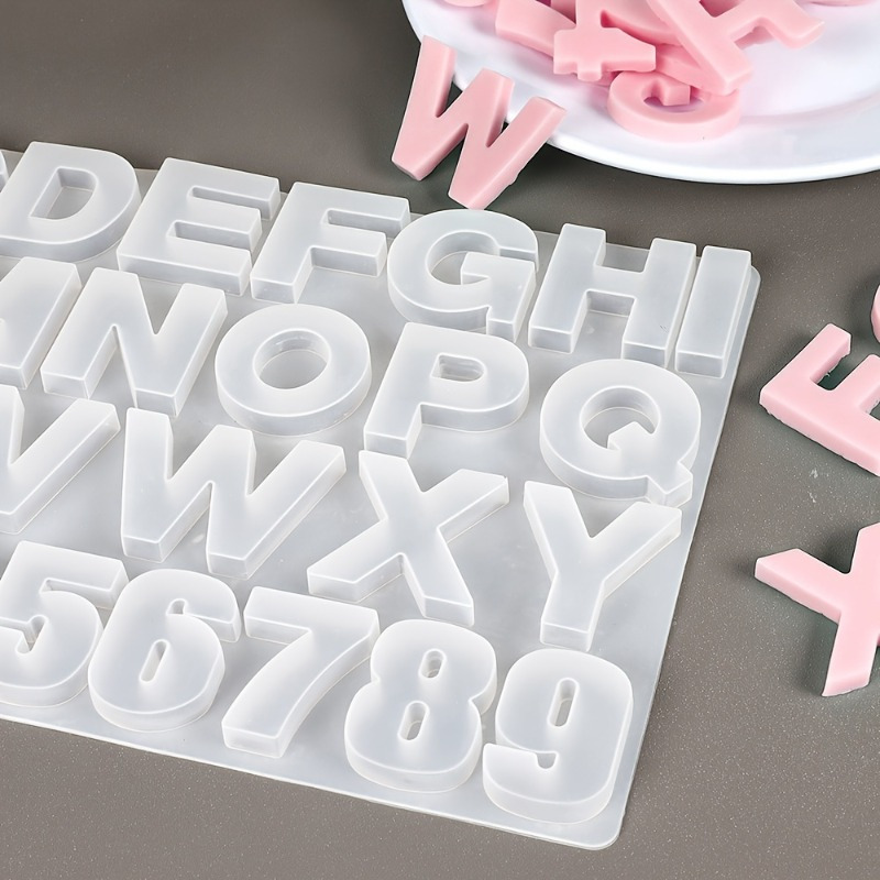 Silikonform für Buchstaben von – Resin Art Alphabet Bewertung und Preis