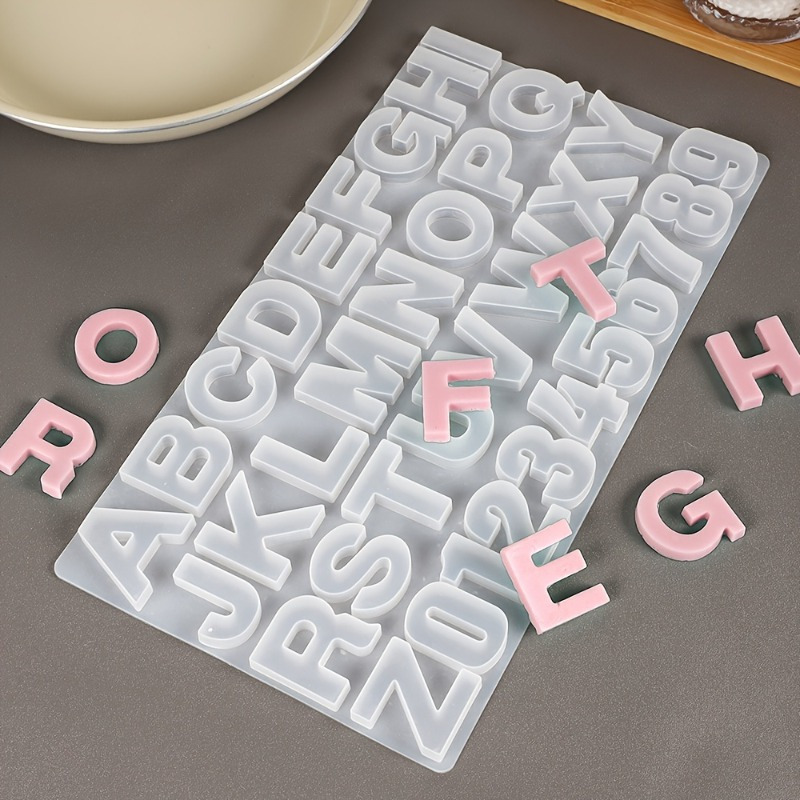 Silikonform für Buchstaben von – Resin Art Alphabet Bewertung und Preis
