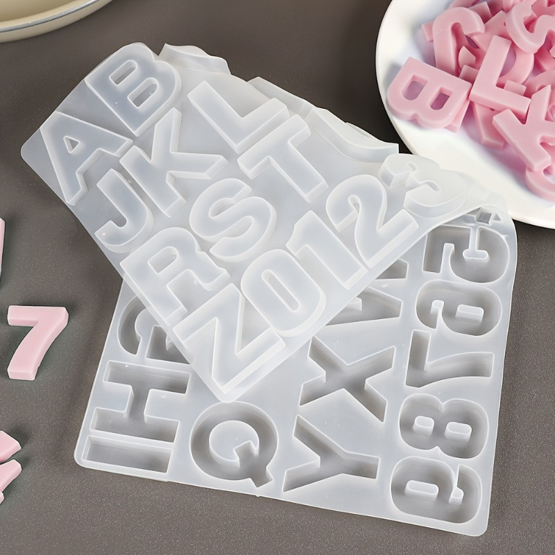 Silikonform für Buchstaben von – Resin Art Alphabet Bewertung und Preis
