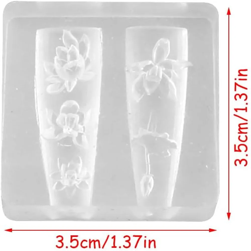 3D Dornen Nagel Design Silikon – Resin Art Template Bewertung und Preis
