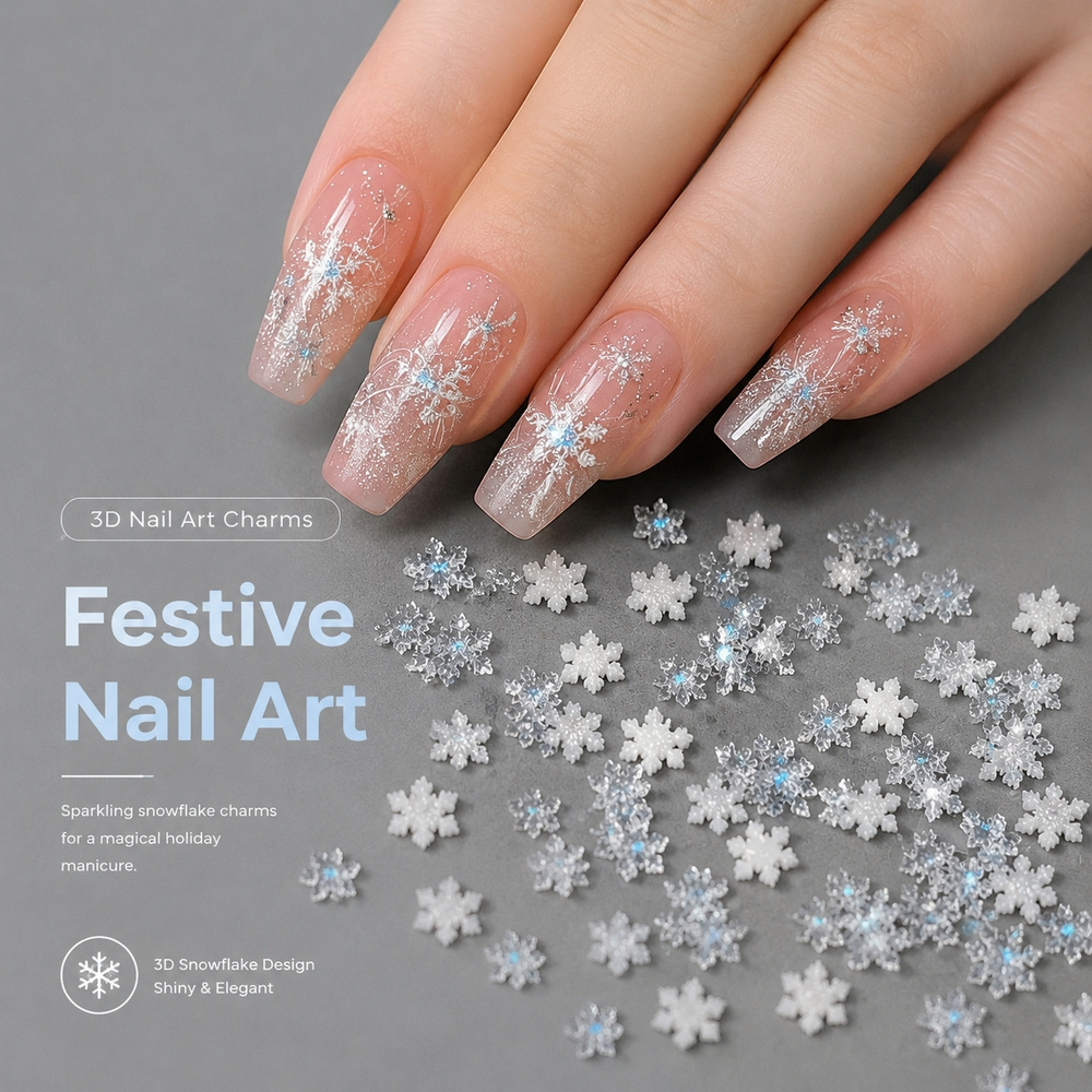 50 Stück Weihnachts-Schneefloc – Xmas Resin Art Bewertung und Preis