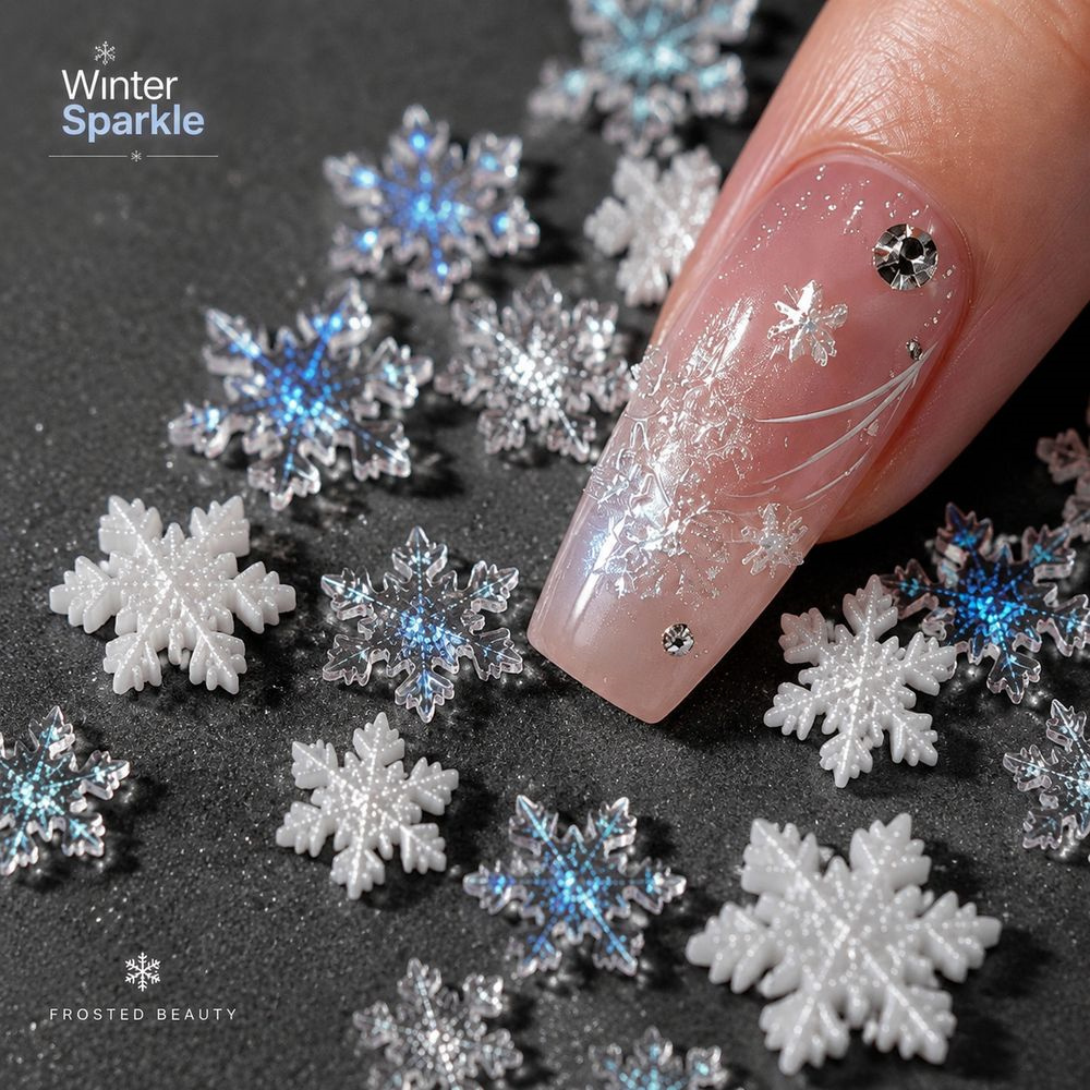 50 Stück Weihnachts-Schneefloc – Xmas Resin Art Bewertung und Preis