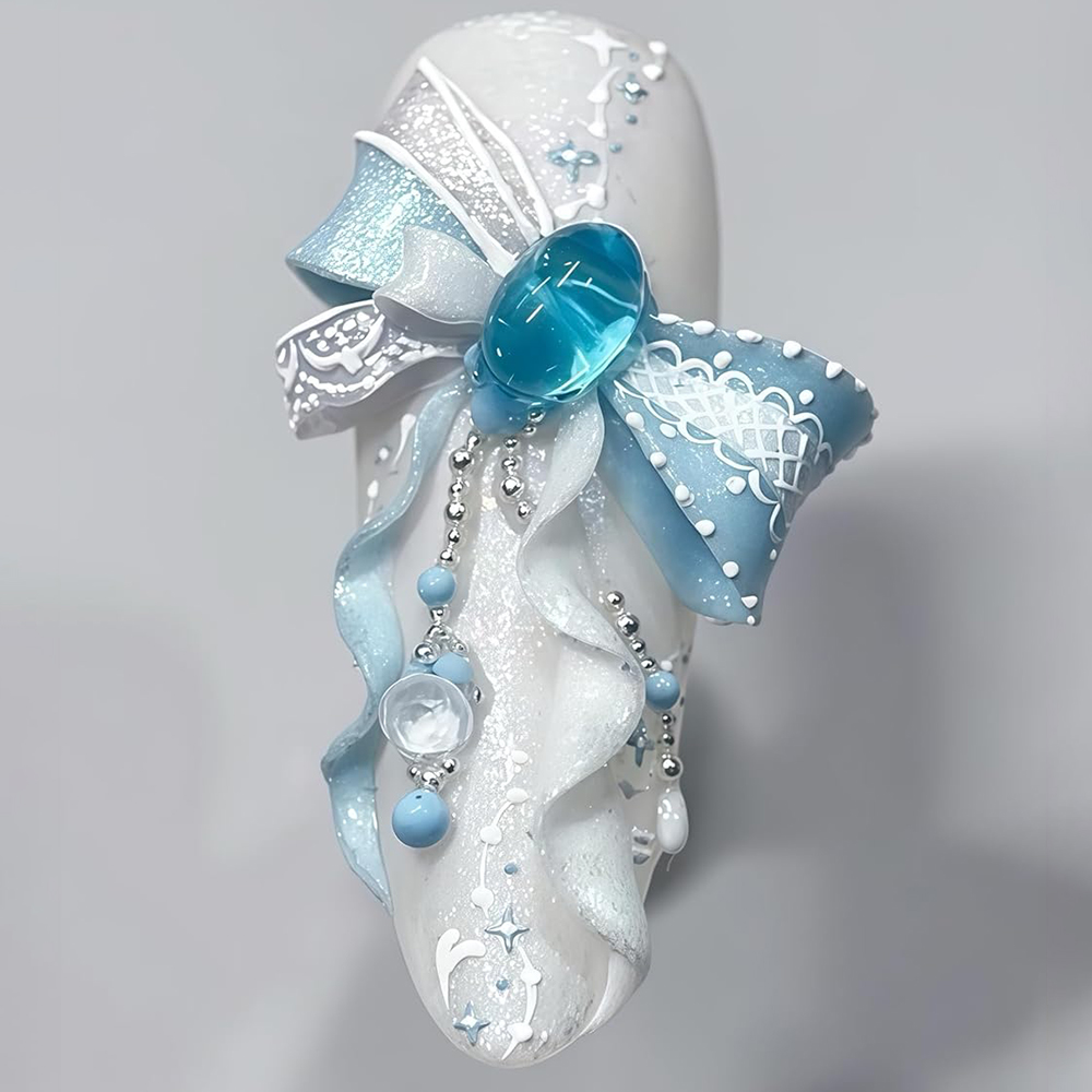 BowKnot & Heart Drop Nagelform – Resin Art Template Bewertung und Preis