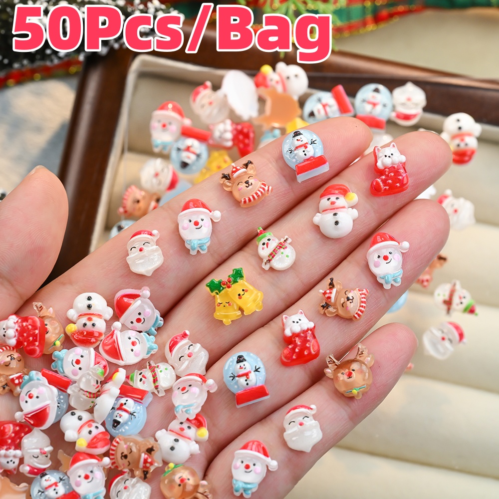50Pcs 3D Weihnachten Schneeman – Xmas Resin Art Bewertung und Preis