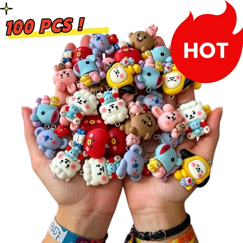 7 Stück BT21 Harz-Cartoon-Anhä – Resin Art Gift Ideas Bewertung und Preis