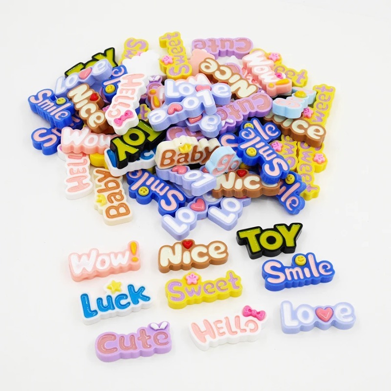 10 Stück niedlichen flachen Rü – Resin Art Alphabet Bewertung und Preis