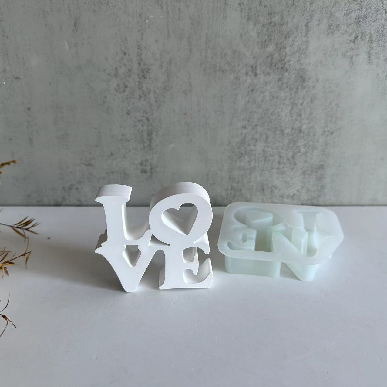 Buchstabe LIEBE Silikonform DI – Resin Art Alphabet Bewertung und Preis