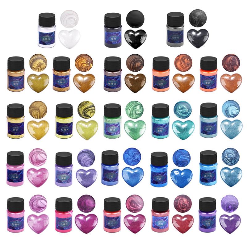 24 farben Epoxy Harz Farbstoff – Pearl Powder Resin Bewertung und Preis