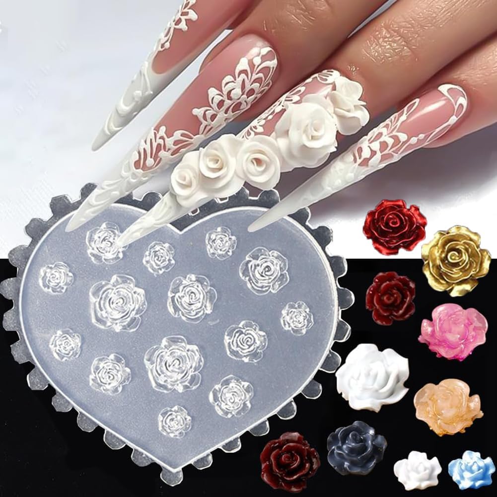 3D-Blumen-Nagelformen aus Sili – Resin Art Template Bewertung und Preis