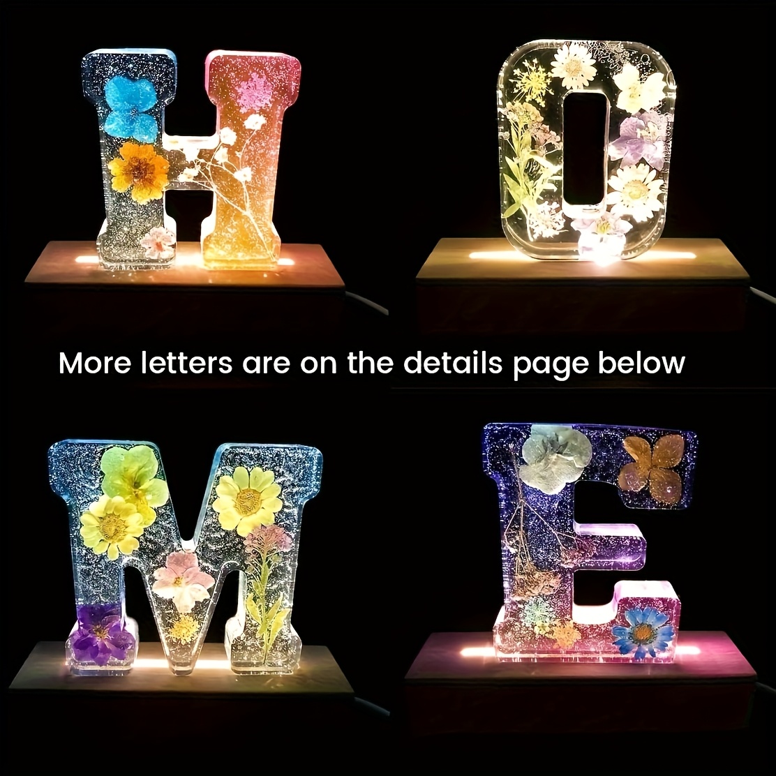 7-Zoll-Großbuchstaben-Harzform – Resin Art Alphabet Bewertung und Preis