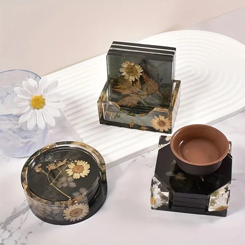 Untersetzer-Harz-Formen-Set, b – Pearl Powder Resin Bewertung und Preis