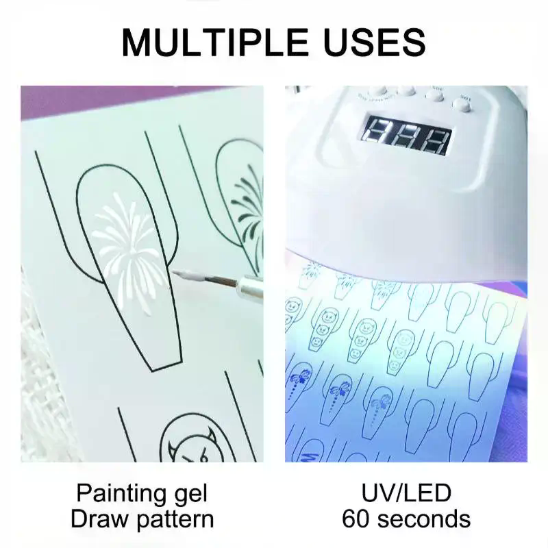 Nagelkunst-Linien Übungspapier – Resin Art Guide Book Bewertung und Preis